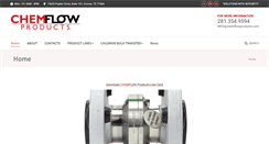 Desktop Screenshot of chemflowproducts.com